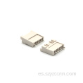 Conector de cabezal de clavija de oblea XA 6P